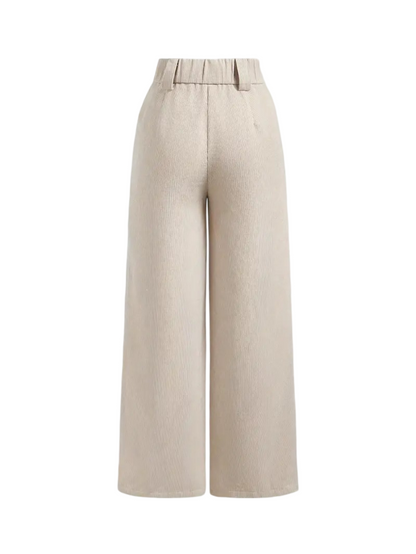 Women'S Casual Style Polyester Cargo Pants